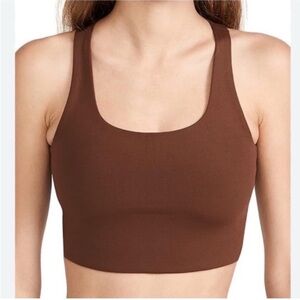 Girlfriend Collective L Paloma Sports Bra 0895 large rust brown
